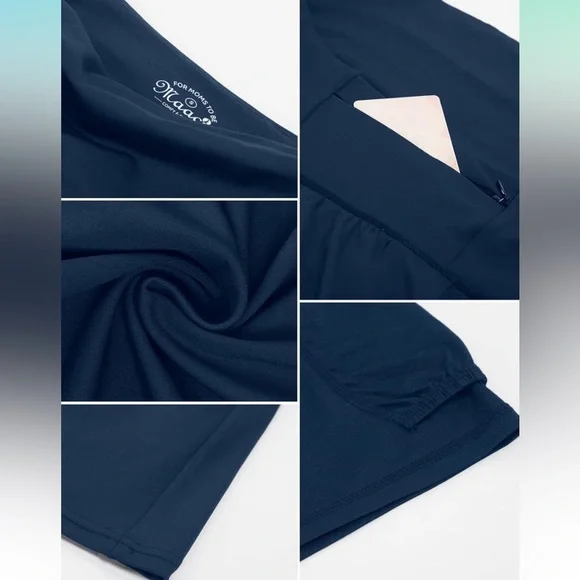 MAACIE Maternity Navy Blue Tennis Skirt - Picture 10 of 10